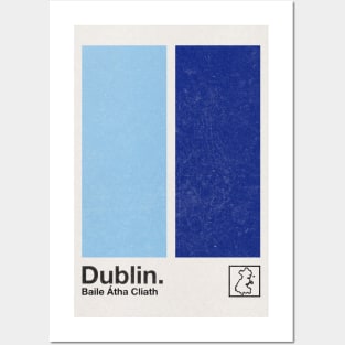 County Dublin / Original Retro Style Minimalist Poster Design Posters and Art